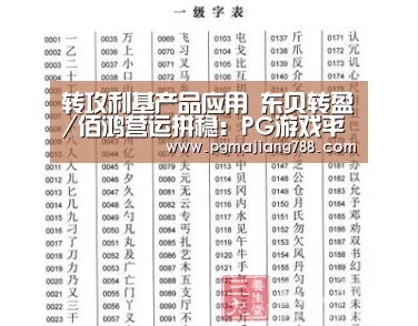 转攻利基产品应用 东贝转盈/佰鸿营运拼稳:PG游戏平台(图3) PG Soft APP