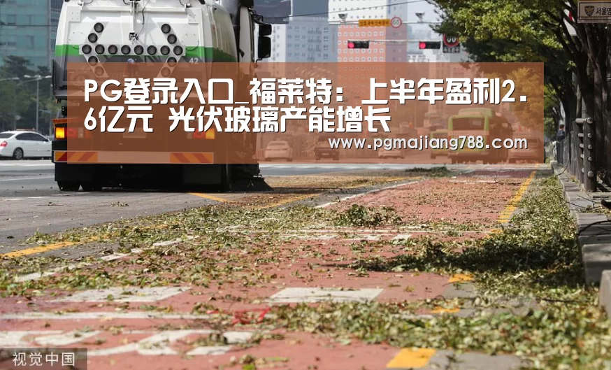 PG登录入口_福莱特:上半年盈利2.6亿元 光伏玻璃产能增长(图1) PG登录入口